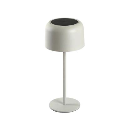 Vonkajšia solárna LED stolová lampa Immax CARO white 4W 150lm, teplá biela 3000K